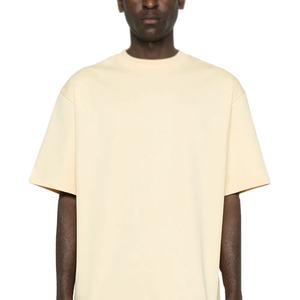 เสื้อยืดผ้าฝ้ายทรงหลวมมีสไตล์ใหม่สำหรับผู้ชายและผู้หญิงแฟชั่นแนวสตรีทสวมใส่สบายสำหรับนอกสถานที่ลำลองพิมพ์ลายสกรีนผ้าไหม - Product Image 1