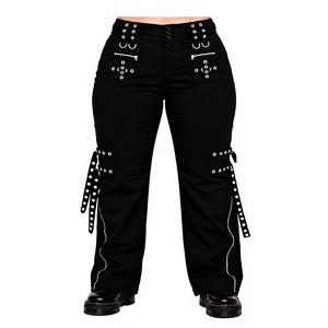 Pantalon de mode gothique pour homme, nouveau style, unisexe, style gothique ample, poche utilitaire, pantalon personnalisé - Product Image 1