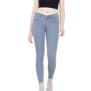 Pantalones Vaqueros de Mujer de Estilo Moderno y Calidad Premium, Corte Recto, 100% Algodón, Tela Cómoda - Product Image 2