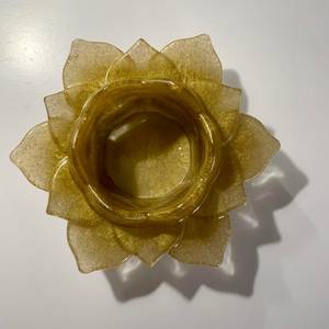 Porte-bougie à la bougie chauffe-plat en résine écologique fait main de luxe d'Inde, décoration festive de Noël pour la maison et le jardin, cadeau - Product Image 4
