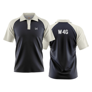 เสื้อโปโลผู้ชายผ้าผสมโพลีเอสเตอร์และคอตตอนถักแบบระบายอากาศได้ดี พิมพ์ลายโลโก้ด้านหน้า แขนสั้น แบบยูนิเซ็กซ์ พิมพ์ลายด้วยเทคนิคการถ่ายเทความร้อน - Product Image 4