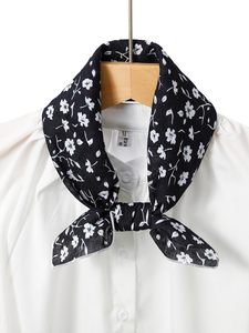 Square Silk Scarf Bandana for Women Fashion <b>Head</b> Scarf Hair <b>Wrap</b> Neck Scarf Soft Smooth Satin Feel Luxury Designer Ladies - Product Image 4