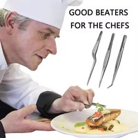 Ensemble d'outils de décoration culinaire en acier inoxydable, kit de présentation professionnel pour chefs, pour la présentation des aliments, la cuisine et l'utilisation en cuisine