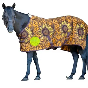 Premium Luxury Waterproof <b>Horse</b> Fly <b>Sheet</b> Breathable Mesh Fabric Riding Rug Summer Fly Protection Blanket Equestrian Equipment - Product Image 1
