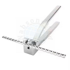 Cintreuse de plaques osseuses pour reconstruction 22 cm en acier inoxydable, instrument chirurgical orthopédique manuel multifonctionnel réutilisable - Product Image 2
