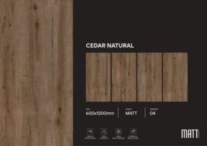 Carreaux de porcelaine Signature Matt, format 600x1200, grand format, pour sols et murs, usage résidentiel et commercial haut de gamme - Product Image 3