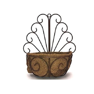 Vase à fleurs Coco Liner très vendu, seau rustique de style campagnard français avec poignée, pour plante suspendue à la maison - Product Image 1