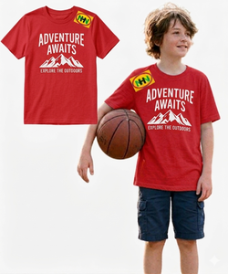 Nueva Colección Verano 2025, Camiseta Casual de Manga Corta con Cuello Redondo para Niños, 100% Algodón Tejido, Venta al Por Mayor, Diseño de Dibujos Animados para Bebés - Product Image 3