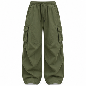 Custom Color & Logo Wholesale Customized <b>Men's</b> Heavyweight Cotton Fleece Casual <b>Trousers</b> with <b>Drawstring</b> Closure Eco-Friendly - Product Image 6