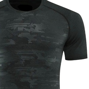 T-shirt de compression pour homme de qualité supérieure, manches courtes, vêtements de sport respirants et extensibles, t-shirt de compression athlétique - Product Image 2