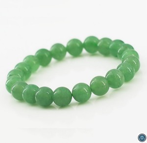 Green Aventurine Gemstone Beaded Crystal <b>Bracelet</b> Classic Plain Natural Jewelry Unisex Anniversary Gift 8mm <b>beads</b> Wholesale - Product Image 4