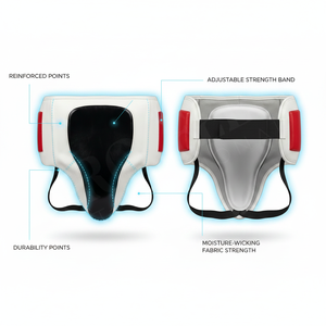 Professional MMA Boxing Groin Guard Protector Cup for Men Customizes Adjustable Shock Absorbing Athletic Martial Arts Groin Pads - Product Image 2