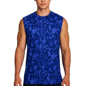 Chaleco Deportivo para Hombre, Holgado, Transpirable, Sin Mangas, de Secado Rápido, para Entrenamiento de Verano, Fitness, Absorbe el Sudor - Product Image 4