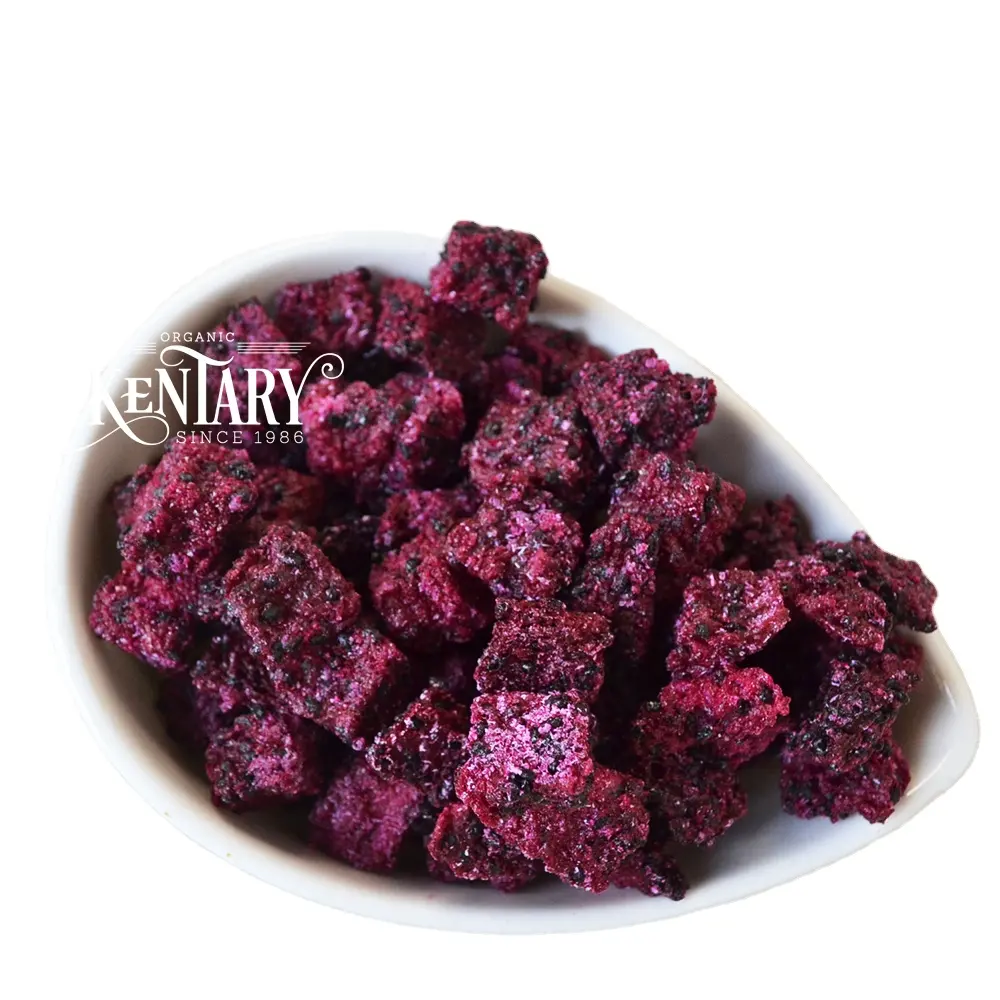 Freeze Khô Red Dragon Fruit Chips Superfruit Snack Hight Chất Lượng 100% Thiên Nhiên Sản Xuất Tại Việt Nam Giá Tốt Nhất Cho Trà Non GMO