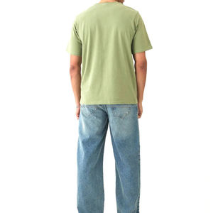 Camiseta de manga corta 100% algodón para hombre, ropa casual, ajuste holgado, camiseta con estampado personalizado unisex - Product Image 3