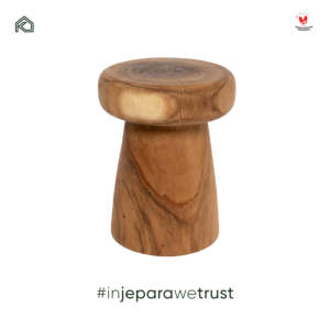 Wholesale Naturale Solid Teak Wood Handmade Eco-Friendly Modern Accent <b>Stool</b> Luxury Side <b>Table</b> Living Room Hotel Villa Home - Product Image 4