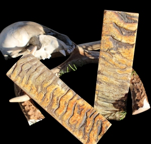 Écailles de corne de bélier 100 % naturelles de qualité supérieure, matériau pour poignées en corne de bélier, plaques d'écailles de corne de mouton et de bélier, matériau de corne de bélier naturel poli - Product Image 4