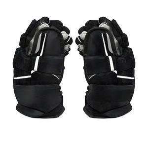 Gants de sport d'extérieur à doigts entiers en polyester avec fermeture auto-agrippante unisexe noir toutes saisons antidérapants 2027 - Product Image 1