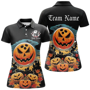 Polo de Halloween sublimación profesores uniforme transpirable Oficina Canadá fabricante directo - Product Image 4