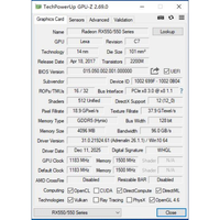 Pasokan Pabrik Kartu Grafis Multi Display Quad 4GB GDDR5 128Bit PCIe GPU Desktop Radeon RX550 Kartu Video