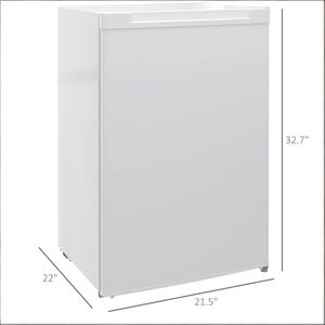 Congelatore Verticale Compatto da 3 Cu.Ft - Freezer Compatto Indipendente per Appartamenti, Dormitori, Uffici e Uso Domestico - Product Image 5