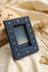 Luxury Handmade Epoxy Resin Wooden Photo <b>Frame</b> Custom Live Edge Solid Wood Picture <b>Frame</b> Home Decor Gift Collection - Product Image 6