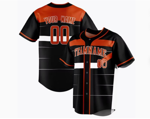 Maillot de baseball vierge sublimé, vente en gros de maillots de baseball personnalisés, uniforme de baseball et de softball - Product Image 1