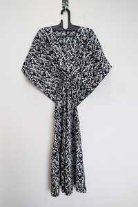 Robe Kaftan Légère en Coton Imprimé Floral Vintage pour Femme, Col en V, Dentelle, Longueur Genou, Style Indien, Idéale pour la Plage - Product Image 3