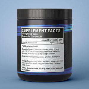 INLIFE Créatine Micronisée Monohydrate Certifiée GMP en Poudre, Complément Alimentaire 100g, Végétalien & Sans Gluten, 3g de Dose Quotidienne, Gestion de l'Énergie - Product Image 5