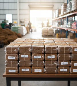 30x30x15 cm Wholesale Coir Pith 5kg Block Low EC <0.5 Bulk Medium for Korean Greenhouses - Product Image 1