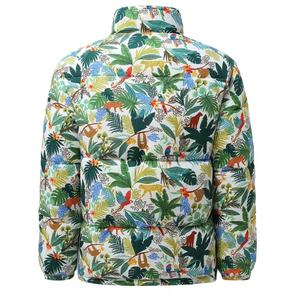 Veste matelassée à capuche pour homme, coupe-vent, décontractée, hiver, doublure polaire épaisse, rembourrage en polyester 220g, fermeture éclair sur le devant, motif à carreaux - Product Image 4