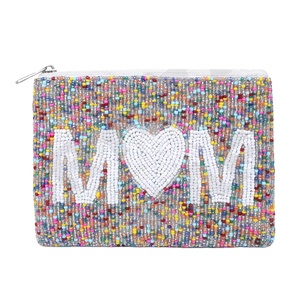 กระเป๋าใส่เหรียญลูกปัดหลายเม็ดสำหรับผู้หญิงกระเป๋าเงินเหรียญประดับลูกปัดสั่งทำได้สวยงามทันสมัย - Product Image 1