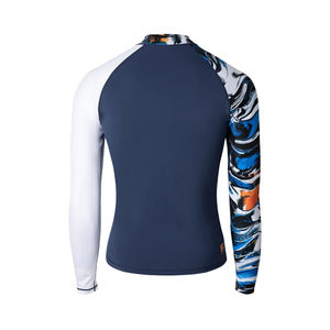Rashguard de sport pour homme à manches longues, respirant, séchage rapide, haute qualité, imprimé par sublimation, OEM, vente en gros, polyester/nylon - Product Image 5