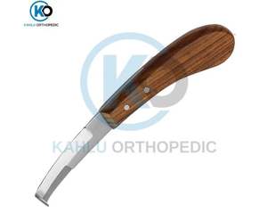 Couteau à sabots personnalisé de bonne qualité pour chèvres, moutons, porcs et bétail – Outil de coupe pour pattes d'animaux (droit/gauche) – Instruments vétérinaires - Product Image 2