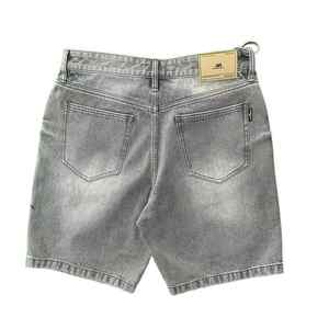 Pantalones Cortos de Mezclilla Elegantes de Primera Calidad para Hombre, Diseño Personalizado 2026, Nuevos Pantalones Cortos Transpirables 100% Algodón en Venta - Product Image 6