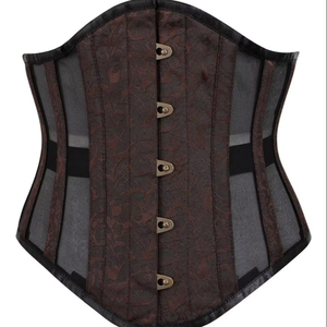 คอร์เซ็ตของผู้หญิงวินเทจชุดกระชับสัดส่วนเซ็กซี่แบบโอเวอร์บัสเทจคอร์เซ็ทผ้าบอร์เคดระบายอากาศทันสมัยสำหรับขนาดใหญ่พิเศษ - Product Image 1