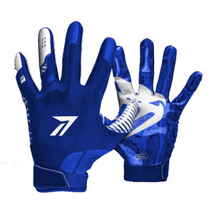 Guantes de Fútbol Americano Juveniles para Receptor, de Alta Calidad, con Impresión por Sublimación en la Parte Posterior de la Mano, Transpirables, al por Mayor - Product Image 1