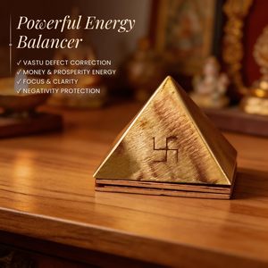 Pyramide Vastu en Cuivre Massif pour la Détermination d'Objectifs, le Succès, la Motivation, la Prospérité et l'Alignement Énergétique - Product Image 2