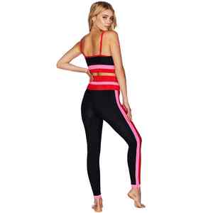 Ropa Deportiva para Mujer, Talla XL, Conjunto de Gimnasio y Fitness, Traje de Yoga de Talla Grande con Logotipo en la Cintura - Product Image 3