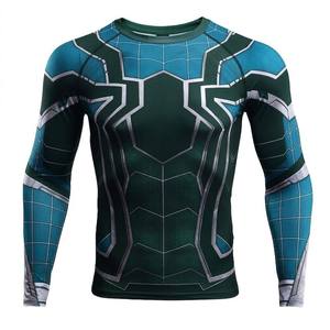เสื้อรัดกล้ามเนื้อแขนยาวพิมพ์ลายซามูไร OEM สำหรับฝึกซ้อมกราปลิง - Product Image 5