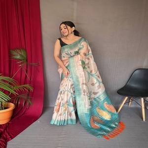 Saree dernier modèle moderne pour mariage et fête disponible au prix de gros depuis l'Inde saree sari shari - Product Image 2