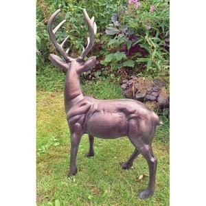 Handmade <b>Large</b> Size Bronze Female Doe Deer Sculpture For Farmhouse & Garden Supplies Decoration Animal Figurine Decor - Product Image 3