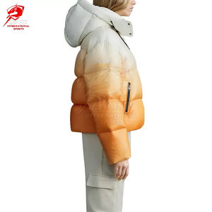 Elegant Design Thick <b>Women</b> Puffer <b>Jackets</b> For <b>Women</b> Sports High Neck Supportive Stylish Warm Athletic Wear - Product Image 6