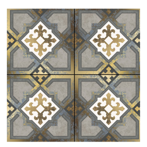 Carreaux de céramique décoratifs rétro de style français pour une touche de beauté florale unique dans la salle de bain et le salon - Product Image 3