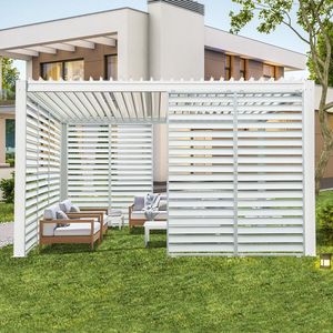 Accessoires pour pergola à lames orientables d'extérieur : Écrans de pergola haut de gamme pour les lames et les couvercles de ventilation - Product Image 3