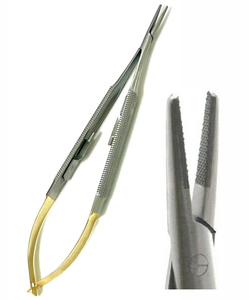 5 PCS Manual Stainless Steel Dental Needle Holder Dentistry Forceps <b>Plier</b> Surgical Orthodontic Tweezers Instrument <b>Set</b> CE - Product Image 4