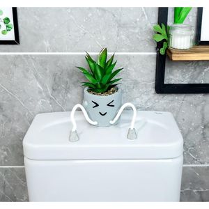 Piccole Piante Succulente Artificiali per Decorazione Scrivania Ufficio, Collezione di Piante Finte in Ceramica, Decorazioni per Ufficio e Lavoro - Product Image 2