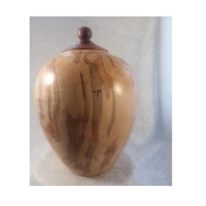 Wooden <b>Pet</b> <b>Urn</b> Natural Wood Finish Round Love Engraved Paw Print Keepsake Natural Wood Cremation Funeral <b>Urn</b> For Human Ash - Product Image 4