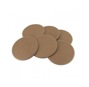 MDF <b>Coaster</b> Round <b>Tea</b> <b>Coasters</b> Unique Handmade Design Brown Non Slip Table Mats Pads <b>Coaster</b> - Product Image 1