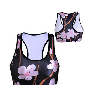 Soutien-gorge de sport personnalisé sublimé pour femme – Vêtement de sport respirant en tissu doux haute performance pour la gym, l'entraînement, la course et le yoga - Product Image 1